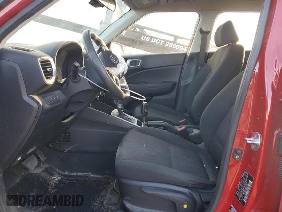 2022 Hyundai Venue SE with VIN KMHRB8A36NU198152, listed as a Copart auction lot 44448315 with 86,950 mi miles and Salvage Title. Bid and sale history available at DreamBid. Image 7.