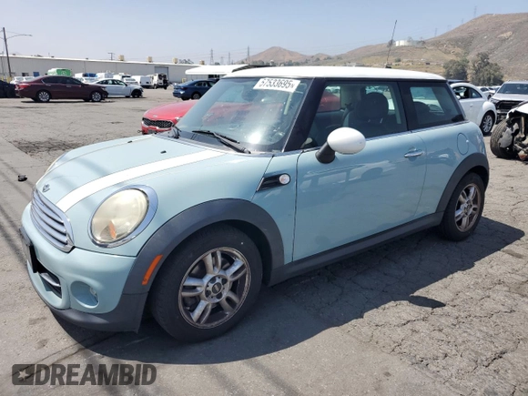 2012 MINI Hardtop with VIN WMWSU3C51CT543931, listed as a Copart auction lot 57533695 with 89,206 mi miles and Clean Title. Bid and sale history available at DreamBid. Image 1.