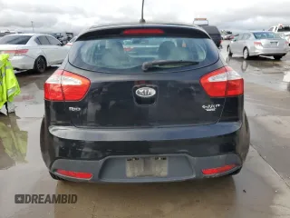 2012 Kia Rio LX with VIN KNADM5A36C6017394, listed as a Copart auction lot 86751824 with 121,126 mi miles and Clean Title. Bid and sale history available at DreamBid. Image 6.