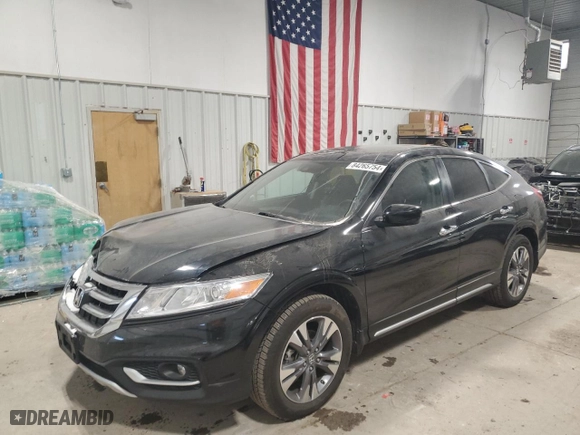 2014 Honda Crosstour EX-L with VIN 5J6TF2H56EL000074, listed as a Copart auction lot 84265754 with 111,922 mi miles and Salvage Title. Bid and sale history available at carsss.com. Image 1.