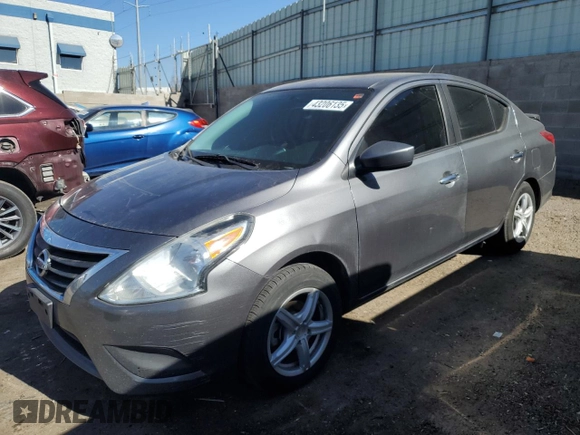 2016 Nissan Versa S with VIN 3N1CN7AP6GL866076, listed as a Copart auction lot 43206135 with 119,022 mi miles and Salvage Title. Bid and sale history available at carsss.com. Image 1.