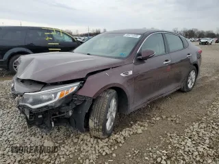 2018 Kia Optima LX with VIN 5XXGT4L38JG237547, listed as a Copart auction lot 46471335 with 133,051 mi miles and Salvage Title. Bid and sale history available at carsss.com. Image 1.