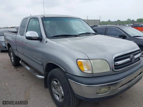2002 Toyota Tundra SR5 with VIN 5TBRT34102S317322, listed as a IAAI auction lot 41907115 with 192,277 mi miles. Bid and sale history available at carsss.com. Image 1.