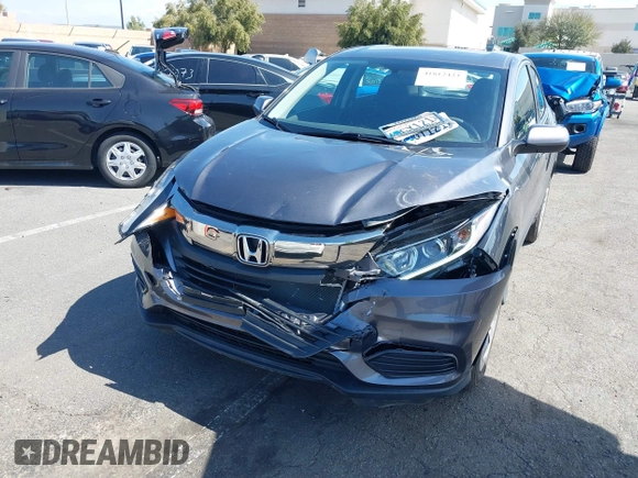 2022 Honda HR-V LX with VIN 3CZRU6H36NM744939, listed as a IAAI auction lot 41812423 with 19,910 mi miles. Bid and sale history available at carsss.com. Image 6.