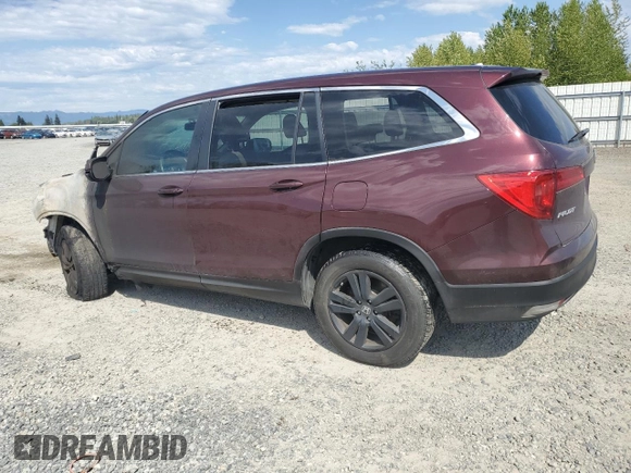 2016 Honda Pilot EX-L z VIN 5FNYF6H57GB090313, wystawiony jako Copart lot #55682815 z przebiegiem Nie podano mil oraz Szkoda całkowita • Salvage title. Historia ofert i sprzedaży dostępna na DreamBid. Obrazek 2.