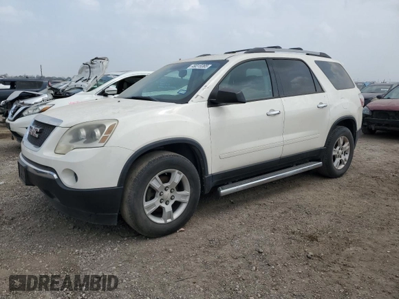 2011 GMC Acadia SL with VIN 1GKKRNEDXBJ405453, listed as a Copart auction lot 49315365 with 154,809 mi miles and Salvage Title. Bid and sale history available at carsss.com. Image 1.