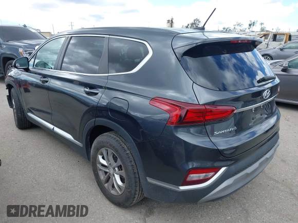 2020 Hyundai Santa Fe SE with VIN 5NMS23AD3LH192217, listed as a IAAI auction lot 41795381 with 29,221 mi miles. Bid and sale history available at carsss.com. Image 3.