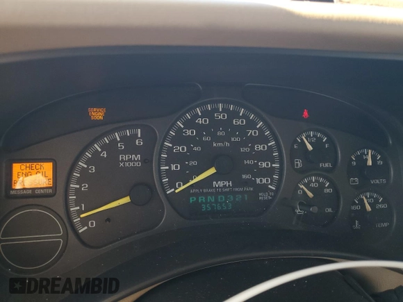 2001 Chevrolet Suburban LS with VIN 3GNEC16T71G246018, listed as a Copart auction lot 69311934 with 357,653 mi miles and Salvage Title. Bid and sale history available at carsss.com. Image 9.