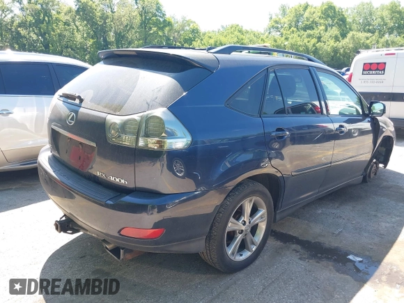 2006 Lexus RX 400h with VIN JTJHW31U560039001, listed as a IAAI auction lot 42233789 with 262,828 mi miles and . Bid and sale history available at DreamBid. Image 4.