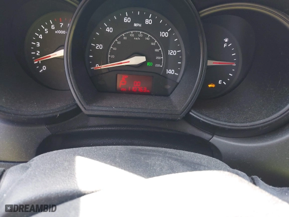 2013 Kia Rio SX with VIN KNADN5A32D6136879, listed as a IAAI auction lot 41815817 with 110,763 mi miles. Bid and sale history available at carsss.com. Image 7.