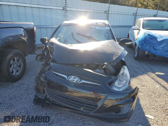2013 Hyundai Accent SE with VIN KMHCU5AE1DU130498, listed as a Copart auction lot 48316105 with 0 mi miles and Salvage Title. Bid and sale history available at carsss.com. Image 5.