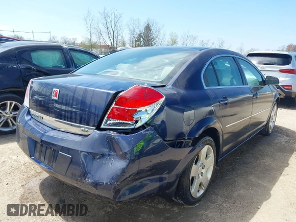 2008 Saturn Aura XE with VIN 1G8ZS57N68F258574, listed as a IAAI auction lot 42092420 with 92,032 mi miles. Bid and sale history available at carsss.com. Image 4.