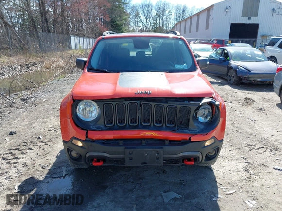 2016 Jeep Renegade Trailhawk with VIN ZACCJBCT1GPE28594, listed as a IAAI auction lot 42099461 with 120,117 mi miles and . Bid and sale history available at carsss.com. Image 12.