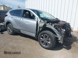 2020 Honda CR-V EX with VIN 7FART6H53LE004913, listed as a IAAI auction lot 42072796 with 40,239 mi miles and . Bid and sale history available at carsss.com. Image 1.