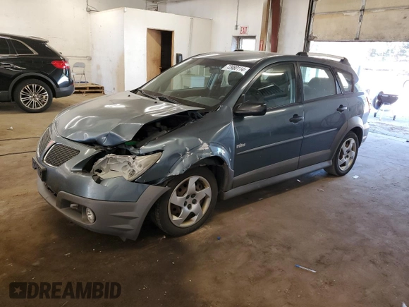 2007 Pontiac Vibe with VIN 5Y2SL65877Z434083, listed as a Copart auction lot 72980114 with 247,728 mi miles and Salvage Title. Bid and sale history available at carsss.com. Image 1.