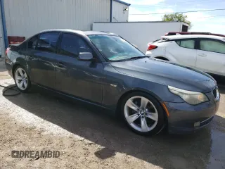 2008 BMW 5 Series 528i with VIN WBANU53578C115846, listed as a Copart auction lot 46415094 with 170,062 mi miles and Salvage Title. Bid and sale history available at carsss.com. Image 4.