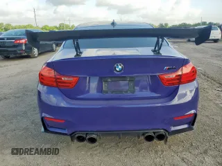 2017 BMW M4 with VIN WBS3R9C54HK709246, listed as a Copart auction lot 60701345 with 77,729 mi miles and Salvage title. Bid and sale history available at DreamBid. Image 6.