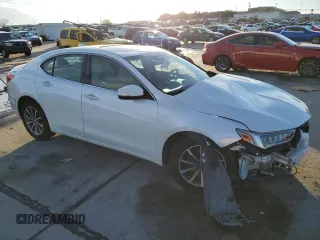 2020 Acura TLX w/Technology Pkg with VIN 19UUB1F58LA009856, listed as a Copart auction lot 89148575 with 0 mi miles and Salvage Title. Bid and sale history available at carsss.com. Image 4.
