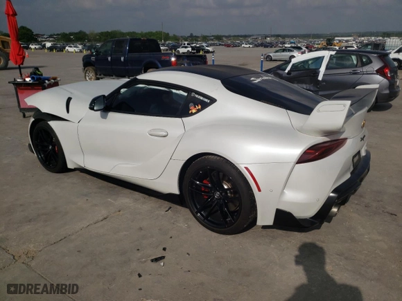 2020 Toyota GR Supra 3.0 with VIN WZ1DB4C09LW028428, listed as a Copart auction lot 50185354 with 0 mi miles. Bid and sale history available at carsss.com. Image 2.