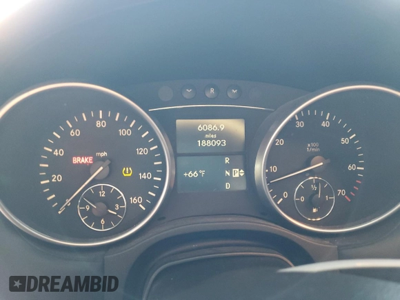 2007 Mercedes-Benz GL 450 with VIN 4JGBF71E27A129111, listed as a Copart auction lot 79764614 with 188,093 mi miles and Salvage Title. Bid and sale history available at DreamBid. Image 9.
