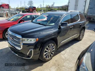 2020 GMC Acadia Denali with VIN 1GKKNXLSXLZ231427, listed as a Copart auction lot 47822194 with 59,643 mi miles and Salvage Title. Bid and sale history available at carsss.com. Image 1.