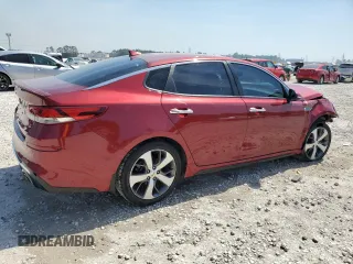 2019 Kia Optima LX with VIN 5XXGT4L37KG360564, listed as a Copart auction lot 48209865 with 101,634 mi miles and Salvage Title. Bid and sale history available at carsss.com. Image 3.