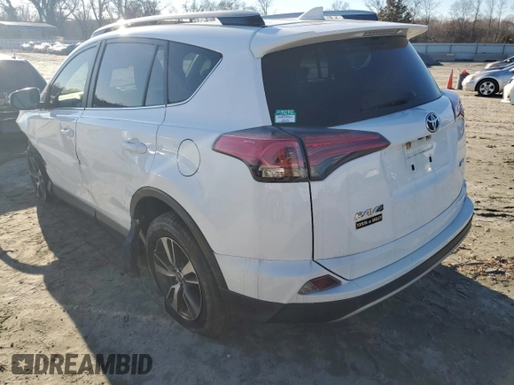 2017 Toyota RAV4 XLE with VIN JTMWFREVXHJ146865, listed as a Copart auction lot 44948775 with 42,454 mi miles and Salvage Title. Bid and sale history available at DreamBid. Image 2.