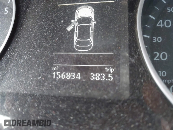 2013 Volkswagen CC Sport with VIN WVWBP7AN3DE571837, listed as a IAAI auction lot 41784447 with 156,834 mi miles. Bid and sale history available at carsss.com. Image 15.