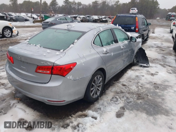 2019 Acura TLX with VIN 19UUB1F38KA009420, listed as a IAAI auction lot 41459987 with 102,336 mi miles. Bid and sale history available at carsss.com. Image 4.