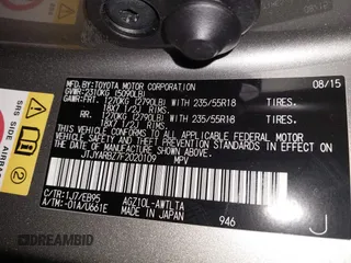 2015 Lexus NX 200t с VIN JTJYARBZ7F2020109, выставлен на аукционе IAAI как лот 42385182 с пробегом 41 350 миль миль и . История ставок и продаж доступна на DreamBid. Изображение 9.
