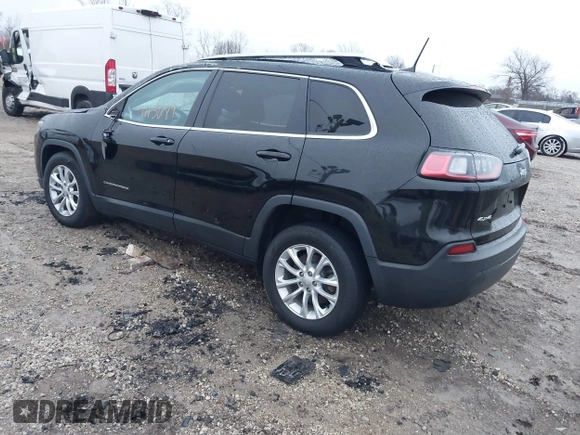 2019 Jeep Cherokee Latitude with VIN 1C4PJMCB8KD367868, listed as a IAAI auction lot 41465306 with 84,250 mi miles. Bid and sale history available at carsss.com. Image 3.