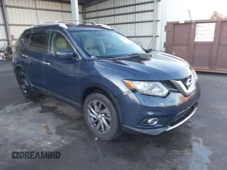 2016 Nissan Rogue SV with VIN 5N1AT2MV7GC758838, listed as a IAAI auction lot 41859721 with 135,950 mi miles. Bid and sale history available at carsss.com. Image 1.
