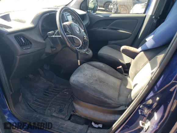 2017 Ram ProMaster City Cargo Tradesman with VIN ZFBERFAB6H6E18267, listed as a Copart auction lot 68833554 with 112,038 mi miles and Salvage Title. Bid and sale history available at DreamBid. Image 7.