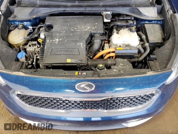 2017 Kia Niro LX with VIN KNDCB3LC9H5059402, listed as a Copart auction lot 55252505 with 144,642 mi miles and Clean Title. Bid and sale history available at carsss.com. Image 12.