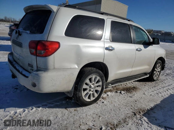 2016 Toyota Sequoia Platinum with VIN 5TDDW5G17GS147483, listed as a Copart auction lot 46174615 with 201,284 mi miles and Salvage Title. Bid and sale history available at carsss.com. Image 3.