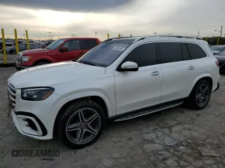 2024 Mercedes-Benz GLS 450 with VIN 4JGFF5KE4RB077224, listed as a Copart auction lot 52364055 with 31,854 mi miles and Salvage title. Bid and sale history available at DreamBid. Image 1.