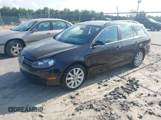 2013 Volkswagen Jetta SportWagen TDI with VIN 3VWPL7AJ6DM695011, listed as a IAAI auction lot 42129066 with 194,310 mi miles. Bid and sale history available at carsss.com. Image 2.