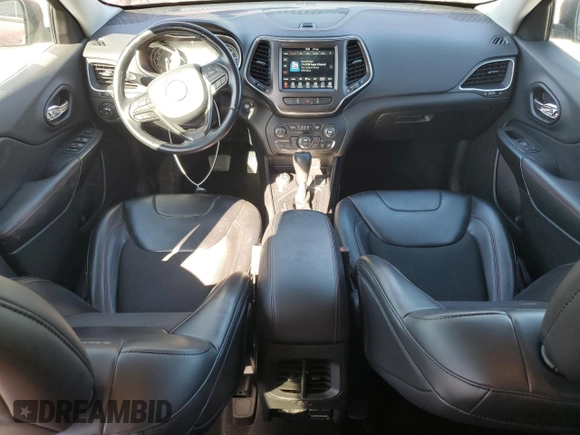 2021 Jeep Cherokee Trailhawk with VIN 1C4PJMBX7MD139411, listed as a Copart auction lot 48545725 with 54,095 mi miles and Salvage title. Bid and sale history available at DreamBid. Image 8.