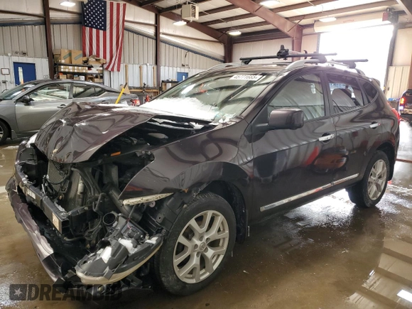 2013 Nissan Rogue SL with VIN JN8AS5MV2DW131696, listed as a Copart auction lot 45771665 with 86,077 mi miles and Salvage Title. Bid and sale history available at DreamBid. Image 1.