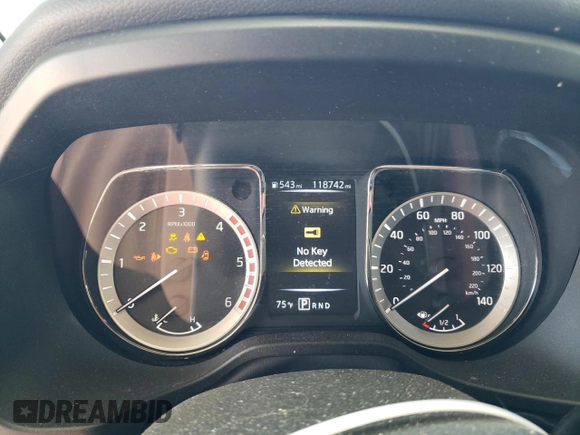 2016 Nissan Titan SL с VIN 1N6BA1F4XGN515474, выставлен на аукционе Copart как лот 56683125 с пробегом 118 742 миль миль и Чистый • Clean title. История ставок и продаж доступна на DreamBid. Изображение 9.