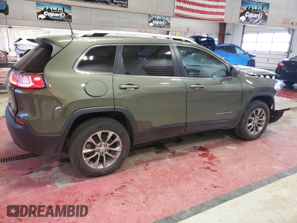 2020 Jeep Cherokee Altitude z VIN 1C4PJMLX0LD647894, wystawiony jako Copart lot #51682485 z przebiegiem 55 870 mil mil oraz Szkoda całkowita • Salvage title. Historia ofert i sprzedaży dostępna na DreamBid. Obrazek 3.