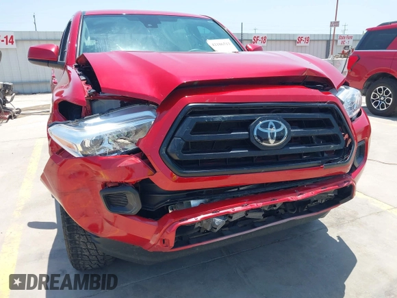 2022 Toyota Tacoma SR with VIN 3TYAX5GN6NT060646, listed as a IAAI auction lot 42186513 with 46,735 mi miles and . Bid and sale history available at DreamBid. Image 6.