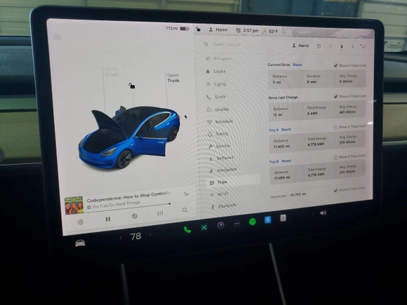 2019 Tesla Model 3 Long Range with VIN 5YJ3E1EB5KF452772, listed as a Copart auction lot 49033245 with 61,753 mi miles and Clean Title. Bid and sale history available at DreamBid. Image 9.