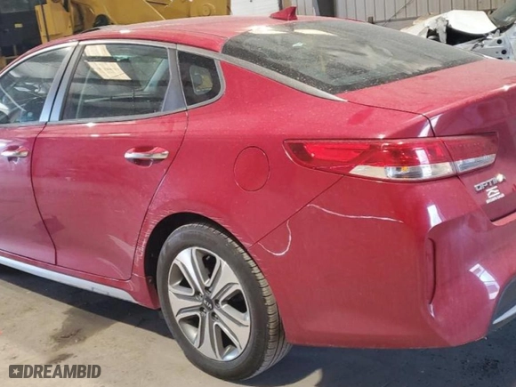 2017 Kia Optima Hybrid EX with VIN KNAGU4LE9H5012886, listed as a Copart auction lot 48868015 with 53,403 mi miles and Salvage Title. Bid and sale history available at carsss.com. Image 2.
