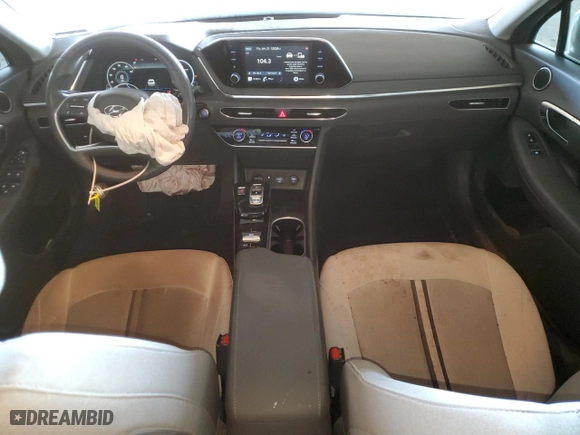 2020 Hyundai Sonata SEL with VIN 5NPEF4JA5LH015006, listed as a Copart auction lot 42347905 with 50,025 mi miles and Salvage Title. Bid and sale history available at carsss.com. Image 8.