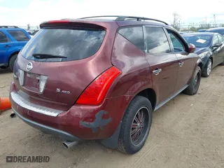 2007 Nissan Murano SL with VIN JN8AZ08W87W618441, listed as a IAAI auction lot 42126088 with 118,448 mi miles. Bid and sale history available at carsss.com. Image 4.