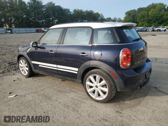 2013 MINI Countryman S z VIN WMWZC3C54DWP24085, wystawiony jako Copart lot #59185075 z przebiegiem 110 708 mil mil oraz Szkoda całkowita • Salvage title. Historia ofert i sprzedaży dostępna na DreamBid. Obrazek 2.