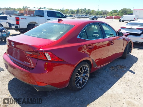 2015 Lexus IS 250 z VIN JTHBF1D20F5051615, wystawiony jako IAAI lot #41829880 z przebiegiem 72 797 mil mil oraz . Historia ofert i sprzedaży dostępna na DreamBid. Obrazek 4.