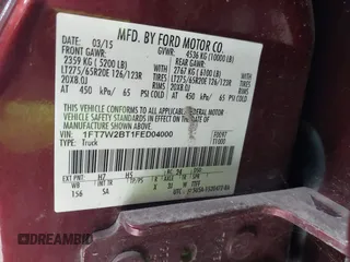 2015 Ford F-250 Lariat с VIN 1FT7W2BT1FED04000, выставлен на аукционе IAAI как лот 42420325 с пробегом 193 080 миль миль и . История ставок и продаж доступна на DreamBid. Изображение 9.
