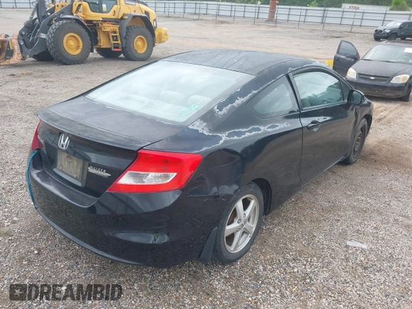 2012 Honda Civic Cpe LX with VIN 2HGFG3B59CH565932, listed as a IAAI auction lot 41949011 with 213,786 mi miles. Bid and sale history available at carsss.com. Image 4.